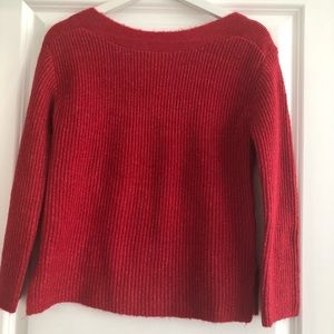 Red sweater